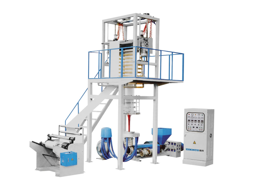 Single layer film blowing machine