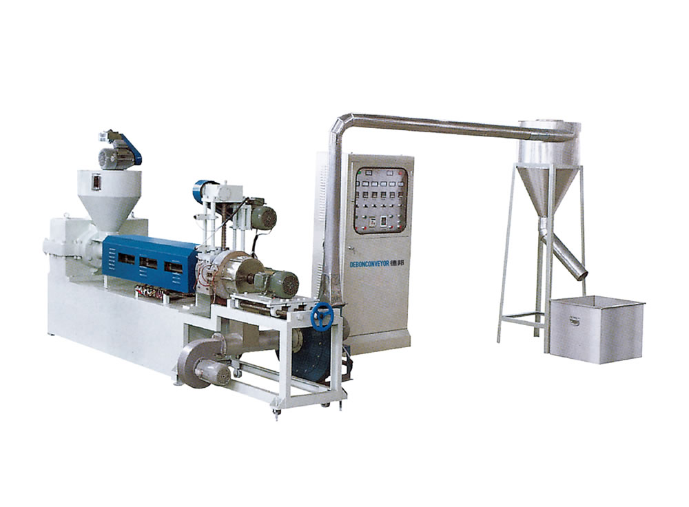 wind cooling hot cutting recycling machine
